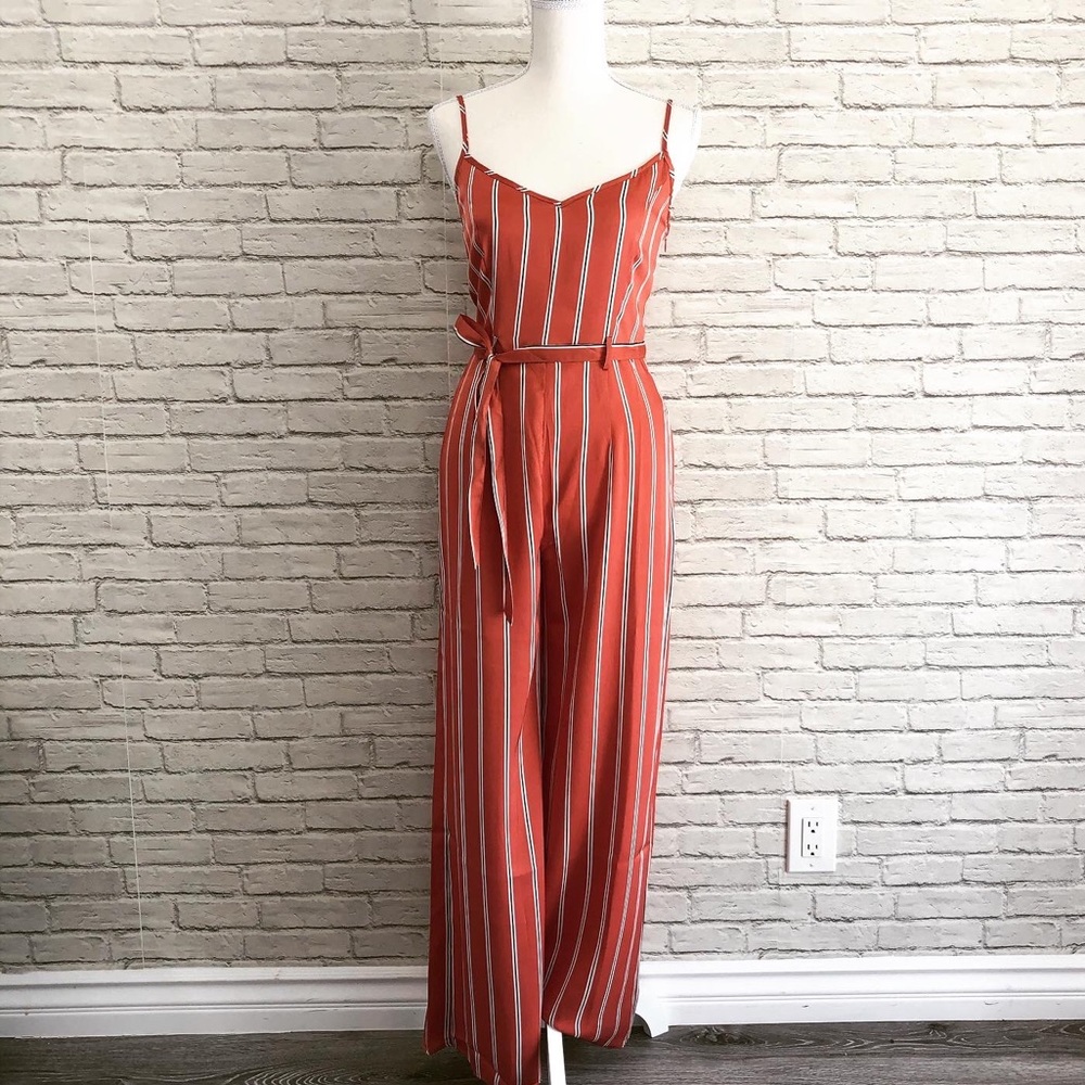 Stripe jumpsuit